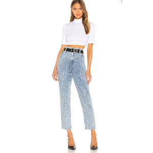 GRLFRND Teagan High-Rise Straight Jeans In Color Please Me Sz.27